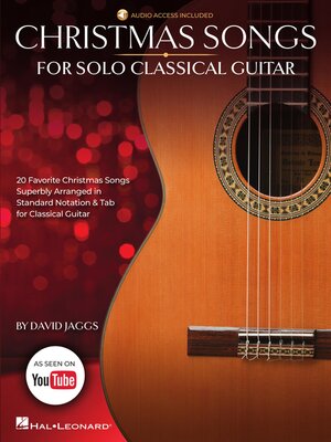 cover image of Christmas Songs for Solo Classical Guitar